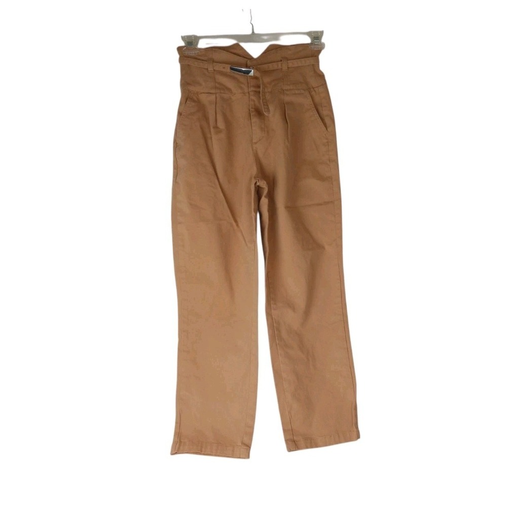 Venus Women's  High-Waisted Brown Pleated Trouser  size 6
